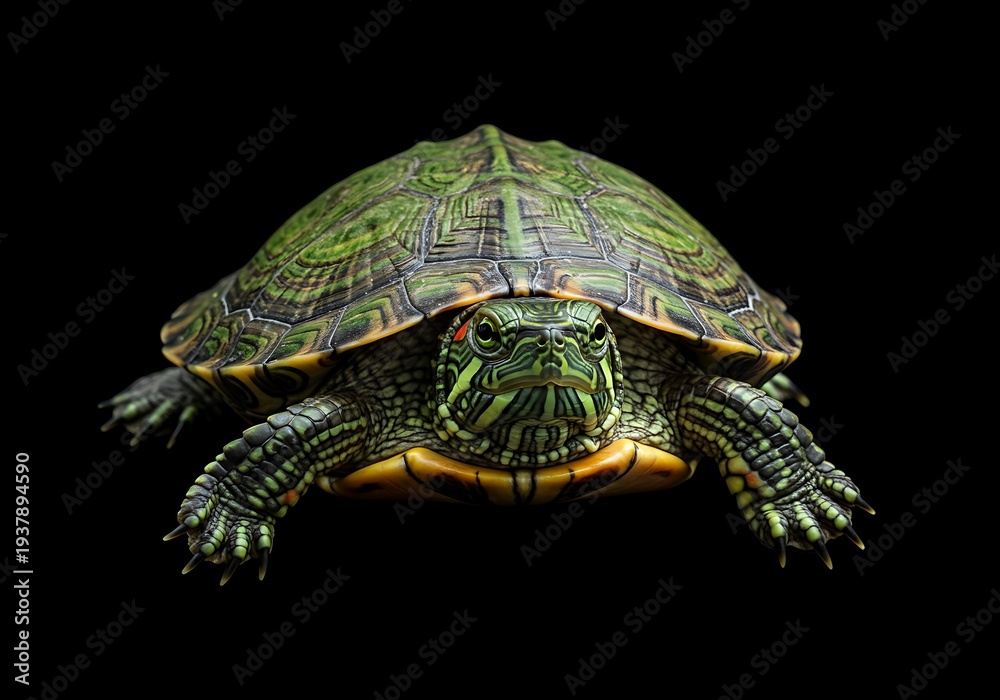 Obraz premium Emerald Eye, Obsidian Night