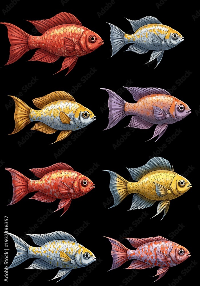 Fototapeta premium Chromatic Aquatic Dreams