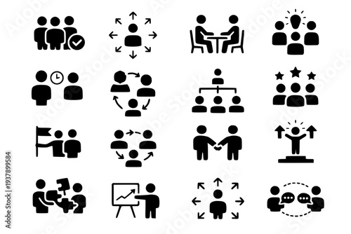 People Group Icons Set
