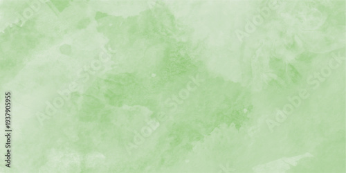 Abstract green watercolor  background texture, Abstract green pastel watercolor stains background, watercolor Paper textured aquarelle canvas for modern creative design, 