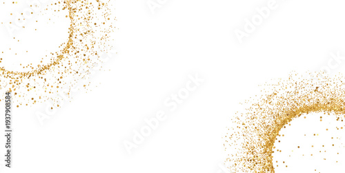 Golden wheat ears on contrasting white and black backgrounds with textured golden design