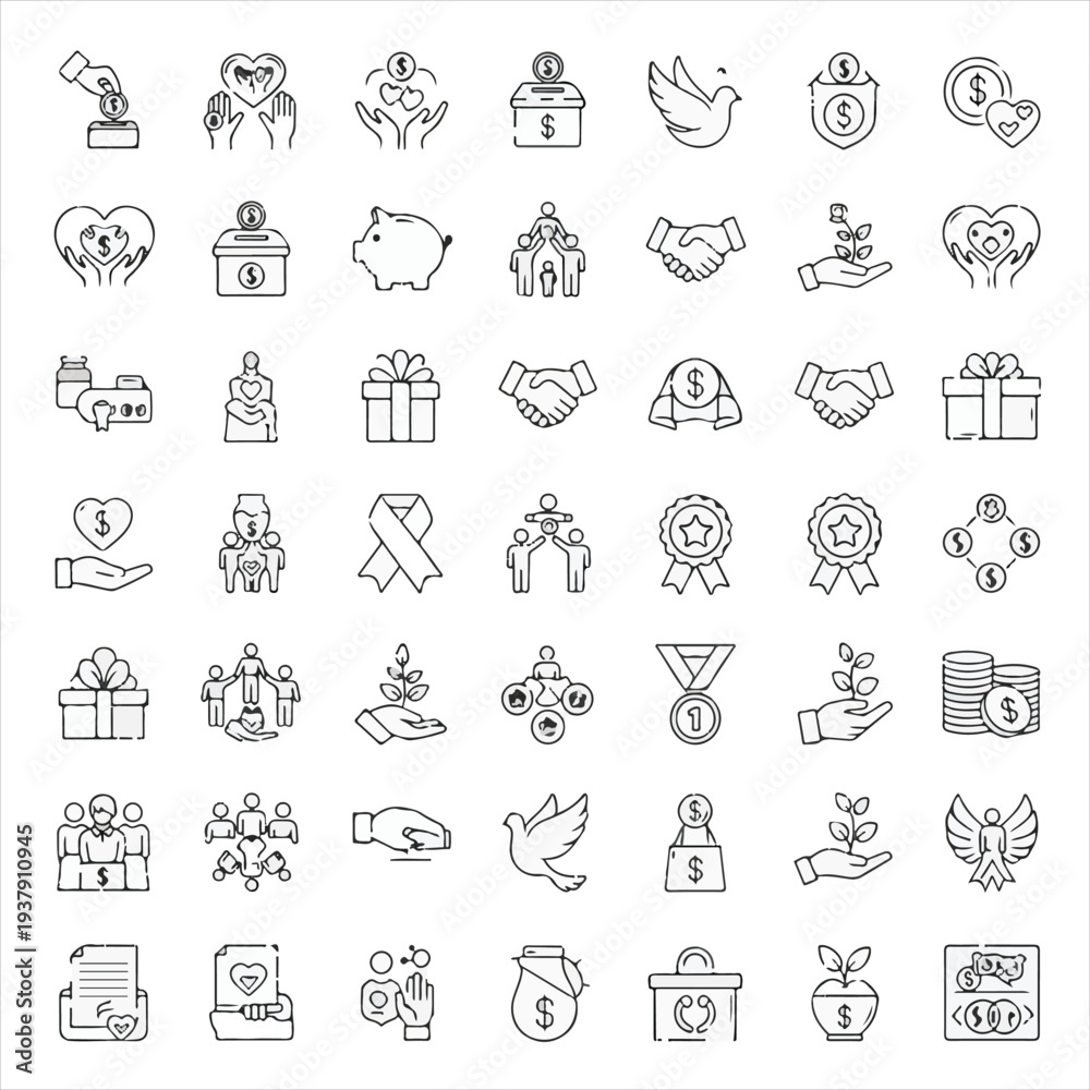 Fototapeta premium icon set symbol template for graphic and web design collection logo vector illustration