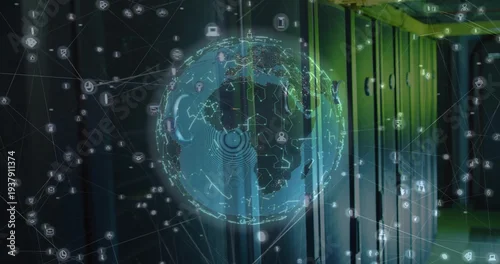 Naklejka na ścianę Digging miners constructing deep mountain rock refuges at mine, storing seed, livestock, iron ore