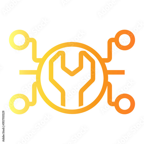 software development Line Gradient Icon