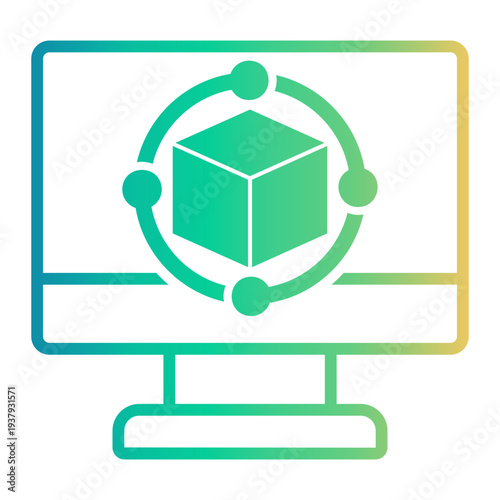 software development Line Gradient Icon