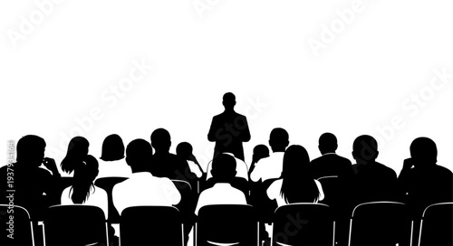 Conductor Leading Orchestra in Performance.