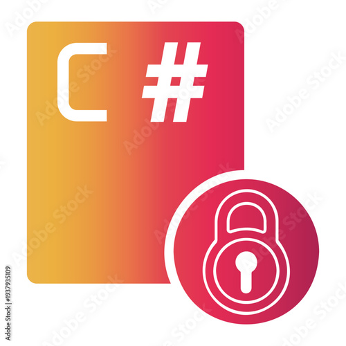 software development Gradient icon