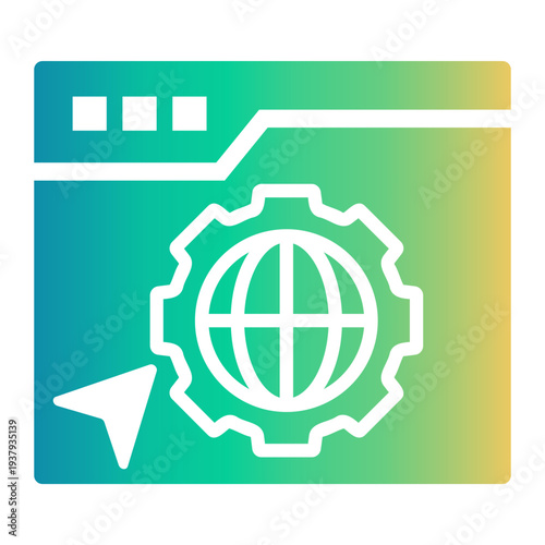 software development Gradient icon