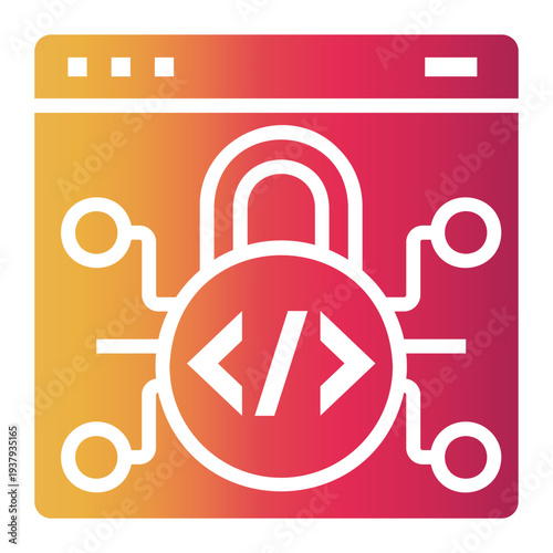 software development Gradient icon