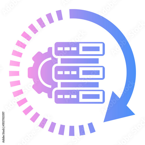 software development Gradient icon