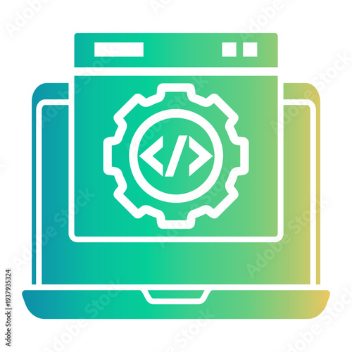 software development Gradient icon