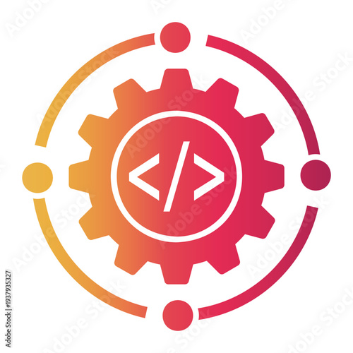 software development Gradient icon