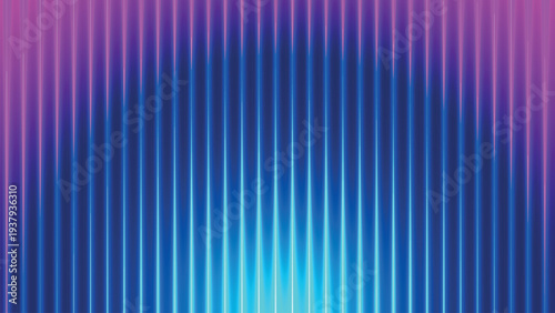 A vibrant and colorful abstract background featuring a gradient of vertical stripes transitioning from blue to purple