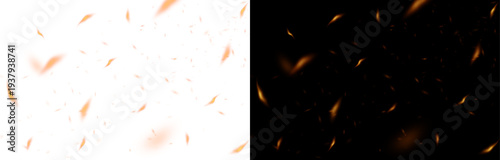 Fire flames embers. fire embers flying 