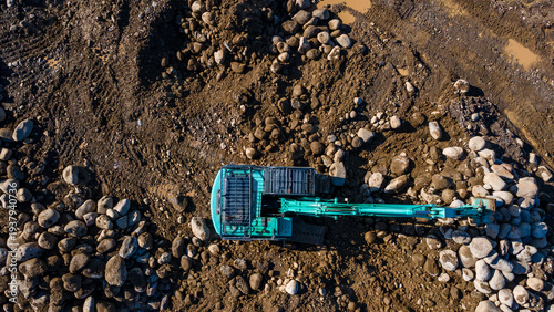Принти на полотні Excavator in Quarry