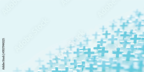 Seamless geometric pattern of digital blue squares forming an abstract mosaic texture for a modern technology wallpaper backdrop