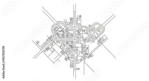 Detailed Architectural Blueprint of Building Design.