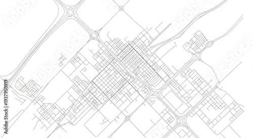 Detailed Architectural Blueprint of Building Design.