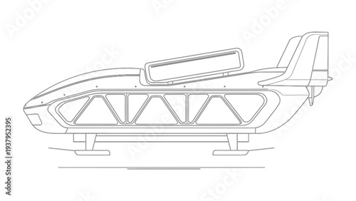 Future Mobility: A sleek, modern-looking transportation concept, emphasizing futuristic design and innovative travel solutions.