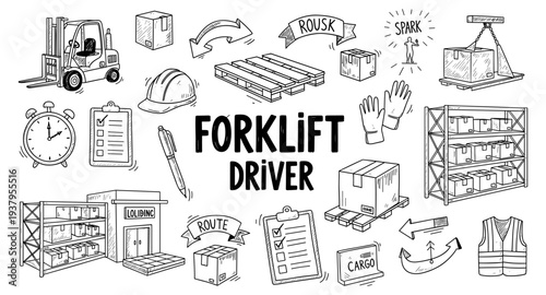 Forklift driver's essential tools and equipment for warehouse operations