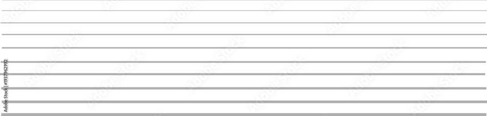 Obraz premium 10 horizontal lines hgih quality vector on white background