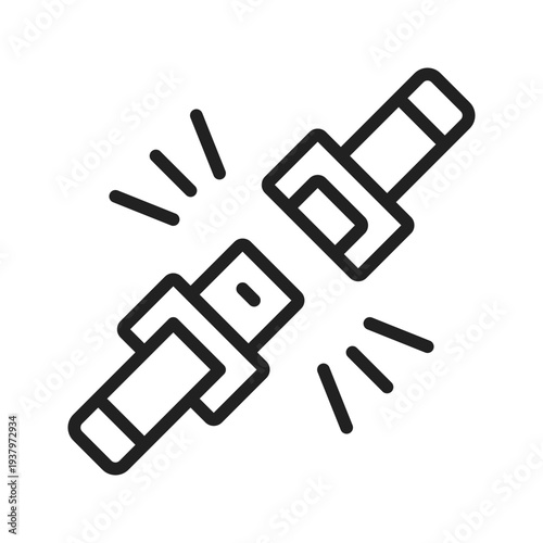 Seatbelt Safety Icon