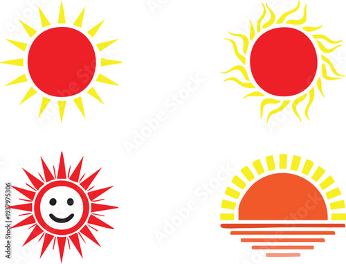 Eid mubarak islamic celebration icons and symbols