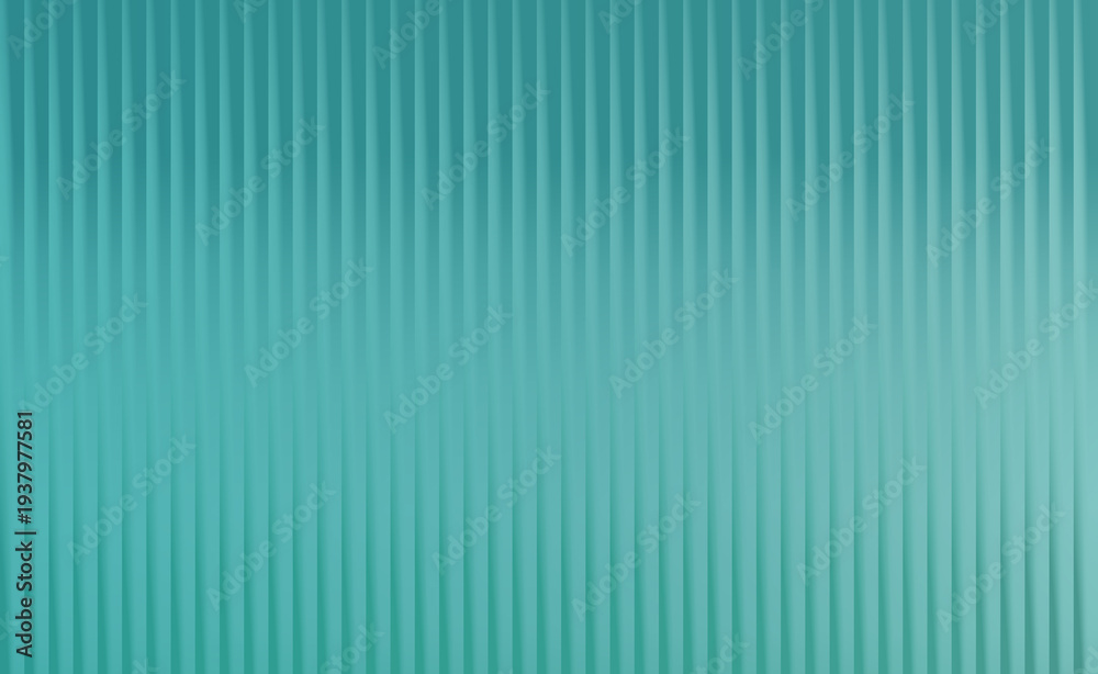 Obraz premium Abstract teal background with vertical striped pattern creating modern aesthetic design
