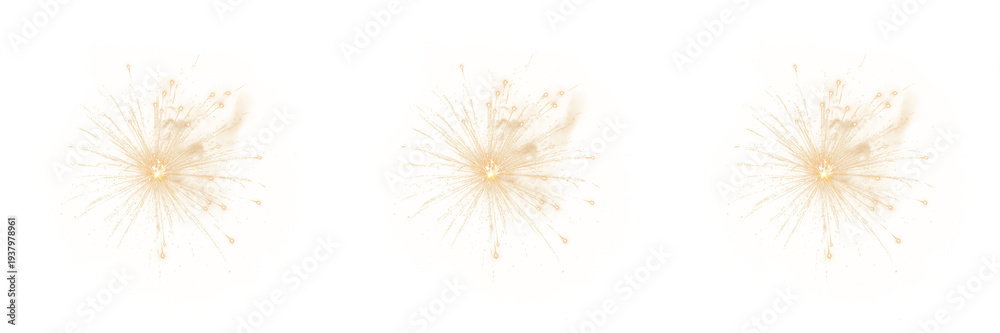 Obraz premium Set of gold sparkle splatter Gold Foil Frame Gold brush stroke on transparent background. Golden star dust trail vector background, elegant glitter sparkle, shining gold stars scatter minimal