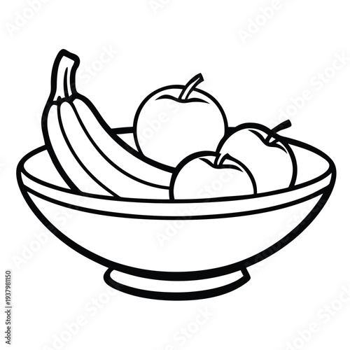 food banner green - healthy & colourful - vector illustration