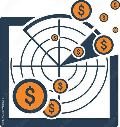 Radar interface scanning for financial opportunities and profits