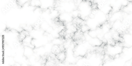 White marble texture with gray veins background