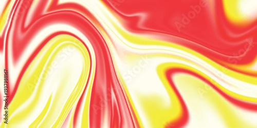 Red yellow and white swirling abstract pattern background