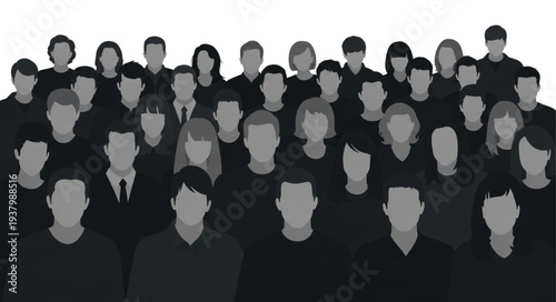 Group of Men Standing Together.