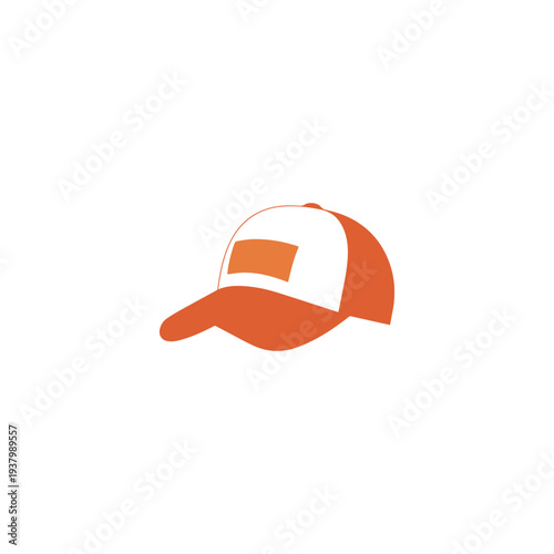 Trucker Cap Hat Icon Vector
