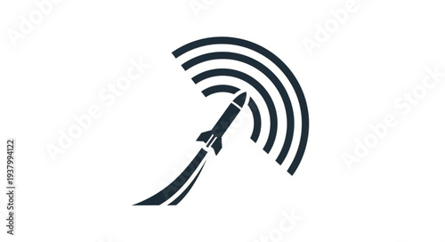 Katana Sword with Motion Lines.