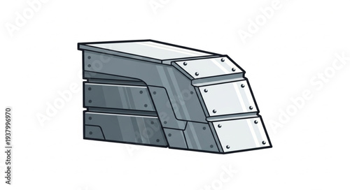 Metal Box Container Industrial Storage.