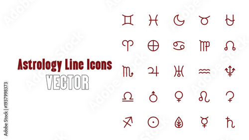 Celestial Magic: Astrology, Zodiac, and Cosmic Symbol Collection, Zodiac Essentials: Minimalist Astrology Icon Set, Esoteric Arts: A Comprehensive Astrology & Horoscope Vector Kit