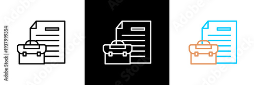 Project on white and black background