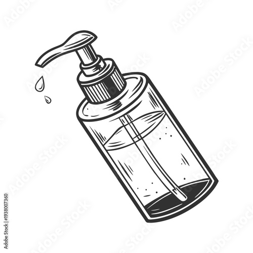 Vector hand sanitizer dispenser icon