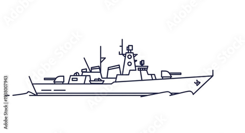 Military Naval Warship Vessel Ship.