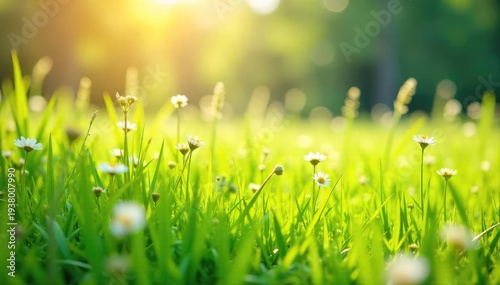Feel the refreshing breeze on your skin as a summer wind gently rustles through tall grass in a sun-drenched meadow Perfect for summer, nature, and travel themes , outdoors, meadow, tranquil