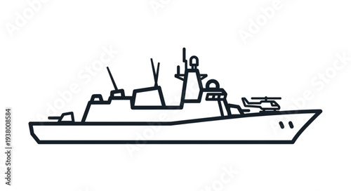 Military Naval Warship Vessel Ship.