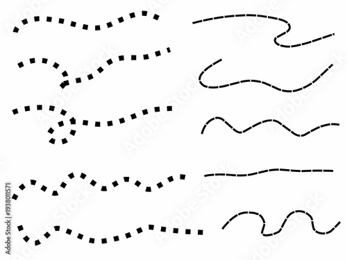 A collection of black doodle elements. Random doodle icons and various shapes. Hand-drawn vector doodles.