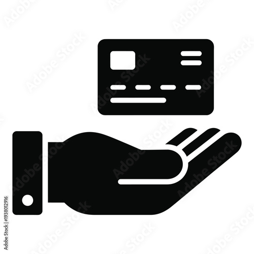 Hand Holding Credit Card for Online Payments and Secure Transactions