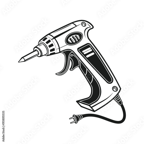 Vector electric drill icon
