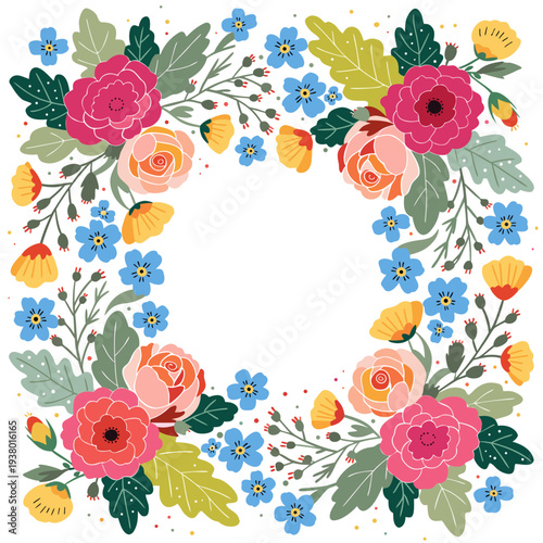 Gemini said

A seamless vintage vector pattern featuring a pink rose floral design with spring blossoms and green leaves, perfect for a nature-inspired wallpaper or decorative art card frame