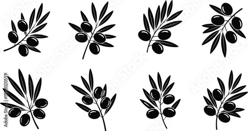 Vector set of black candle silhouettes with melting wax and burning flames, isolated icons for memorial, spa, and religious designs.