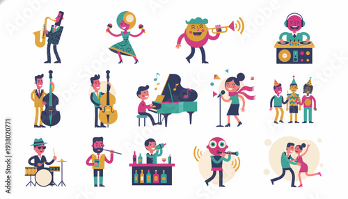 Music Band and Party People Collection