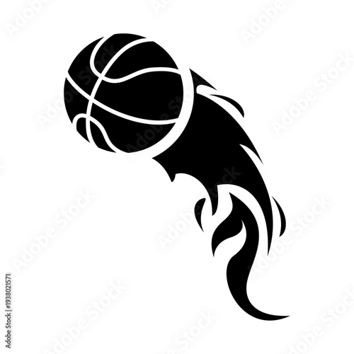 Basketball icon vector. Three pointer Illustration sign. Throwing the ball symbol or logo.